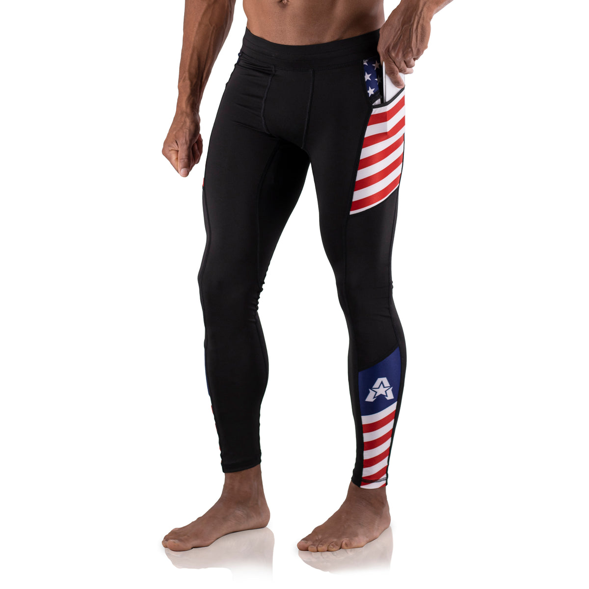 Anthem Athletics Hyperflex 7 in Men's Workout Shorts - Zipper Pocket Short  for Running, Athletic & Gym Training - Black & American Flag G2 - Small at   Men's Clothing store