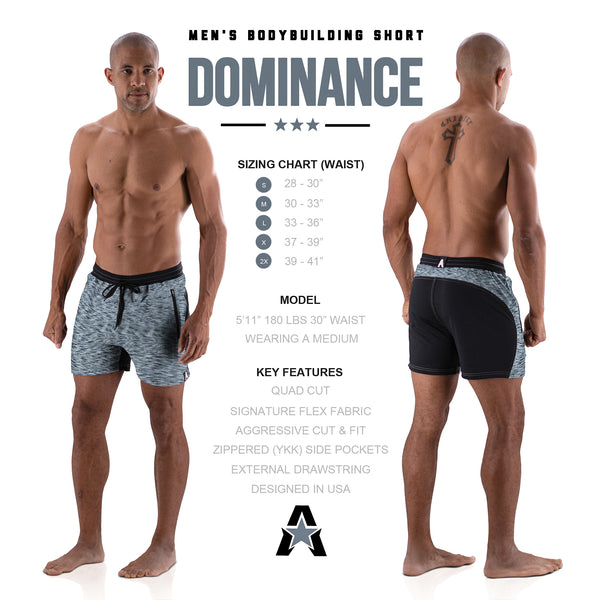 Dominance 3&quot; Bodybuilding Shorts