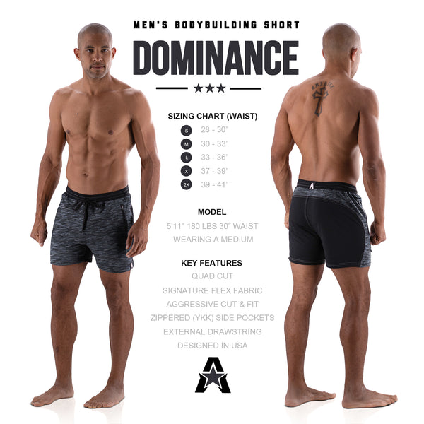 Dominance 3&quot; Bodybuilding Shorts